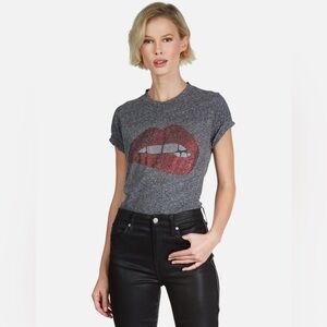 Lauren Moshi CAPRI CRYSTAL BITING LIP size Small